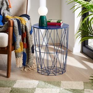 Elements Curtis Metal Storage Basket with Lid