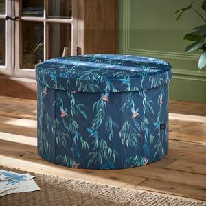 Kingfisher Round Ottoman