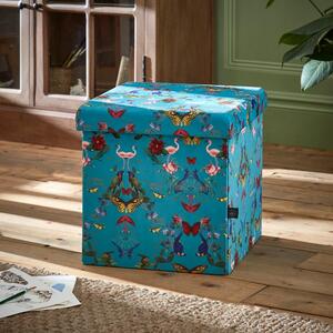 Tropical Kaleidoscope Cube Ottoman