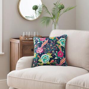 Jasmine Embroidered Floral Cushion