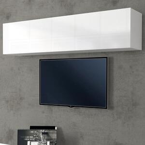 Mcrae Wooden Wall Hung Shelving Unit In White