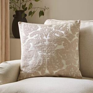 Distressed Damask Square Cushion