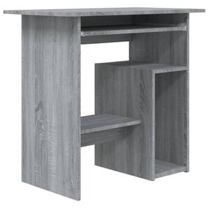 Desk Grey Sonoma 80x45x74 cm Engineered Wood