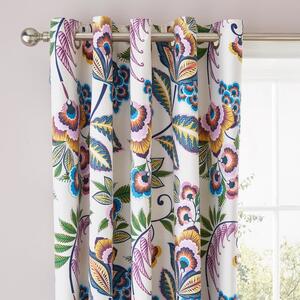 Lucinda Floral Blackout Eyelet Curtains