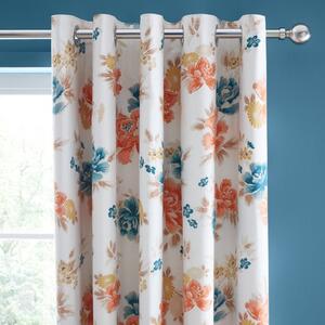 Akemi Cranes Blackout Eyelet Curtains