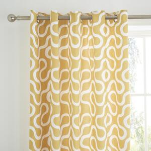 Elements Wiggins Wiggle Blackout Eyelet Curtains