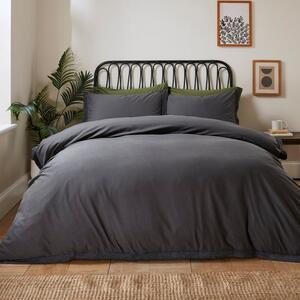 Ludlow Washed Cotton Duvet Cover and Pillowcase Set