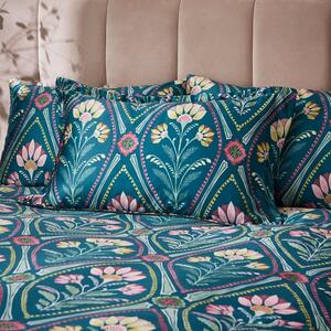 Fiorella Botanical Green Oxford Pillowcase