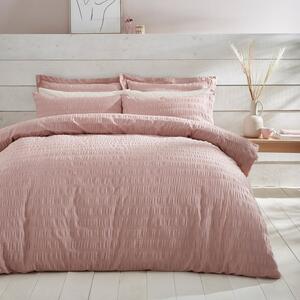 Aria Seersucker Duvet Cover and Pillowcase Set