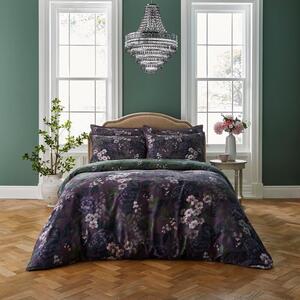 Dorma Giverny Damson Duvet Cover and Pillowcase Set