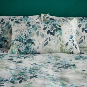 Flo Trailing Leaf Luxury Velvet Oxford Pillowcase