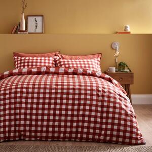 Ansley Gingham Duvet Cover & Pillowcase Set