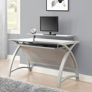 Helsinki Wide Desk with Monitor Shelf