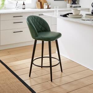 Astrid Bar Stool, Faux Leather