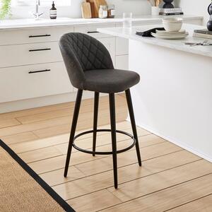 Astrid Bar Stool, Faux Leather