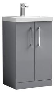 Arno Floor Standing 2 Door Vanity Unit with Basin