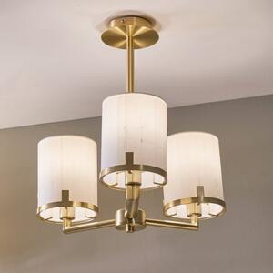 Midland Effect 3 Light Semi Flush Ceiling Light