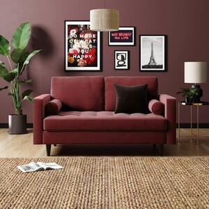 Zoe Velvet 2 Seater Sofa