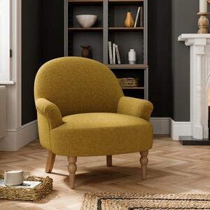 Petit Multi Tone Boucle Armchair