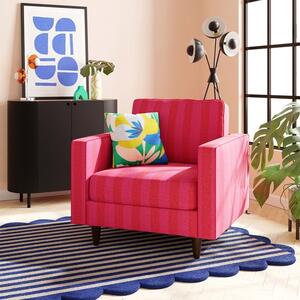 Zoe Elements Two Tone Woven Stripe Armchair