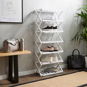 7 Tier Bamboo Shoe Rack