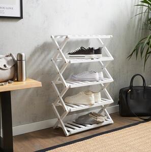 5 Tier Bamboo Shoe Rack