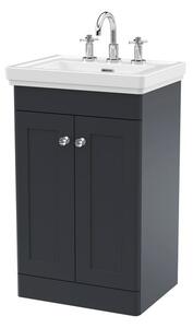 Classique Floor Standing 2 Door Vanity Unit with Basin