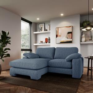 Magnus Soft Textured Chenille Corner Chaise Sofa