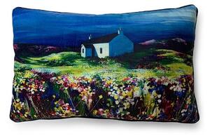 The Art Group Avril Thomson Smith Summer Shades Velvet Rectangle Cushion