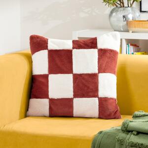 Heya Home Cozee Check Square Cushion