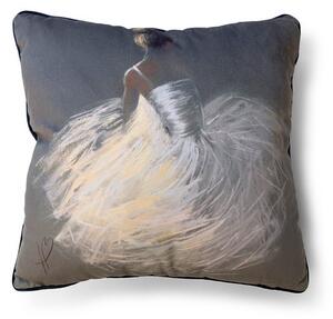 The Art Group Hazel Bowman Tutu Velvet Square Cushion