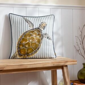 Evans Lichfield Salcombe Turtle Square Cushion