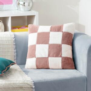 Heya Home Cozee Check Square Cushion