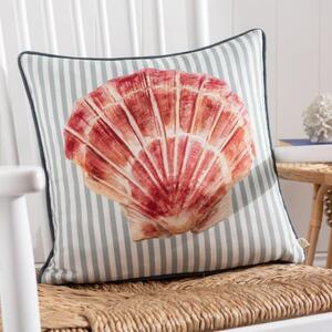 Evans Lichfield Salcombe Scallop Square Cushion