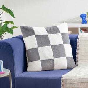 Heya Home Cozee Check Square Cushion