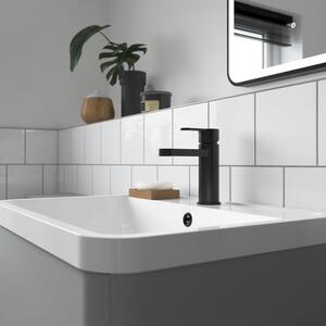 Arvan Mono Basin Mixer Tap with Push Button Waste