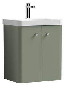 Core Wall Mounted 2 Door Vanity Unit with Basin