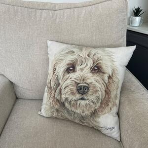 Christine Varley Cockerpoo Square Cushion