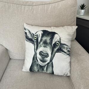 Christine Varley Goat Square Cushion