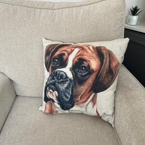 Christine Varley Boxer Square Cushion