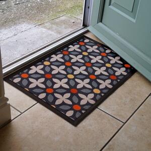 Scrape N Sorb Floral Geometric Outdoor Doormat