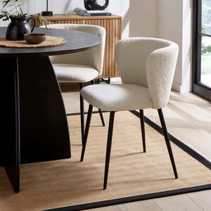 Mandy Dining Chair, Boucle