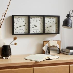 World Time Zone Wall Clock