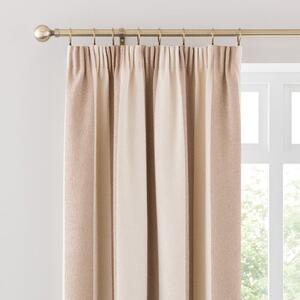 Boucle Stripe Pencil Pleat Curtains