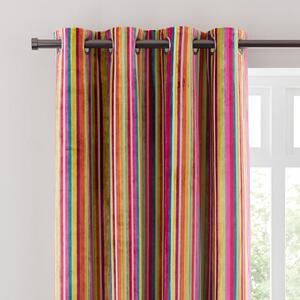 Aliyah Stripe Eyelet Curtains