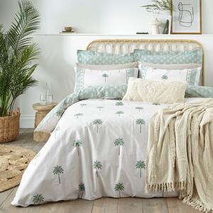 Palm Tree Duvet Cover & Pillowcase Set Green