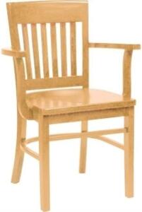 Hale Wood Chair Arms Beech