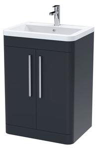 Parade Floor Standing 2 Door Vanity Unit with Ceramic Basin