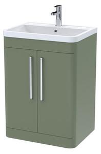 Parade Floor Standing 2 Door Vanity Unit with Polymarble Basin