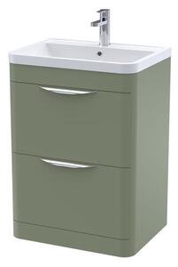 Parade Floor Standing 2 Drawer Vanity Unit with Ceramic Basin